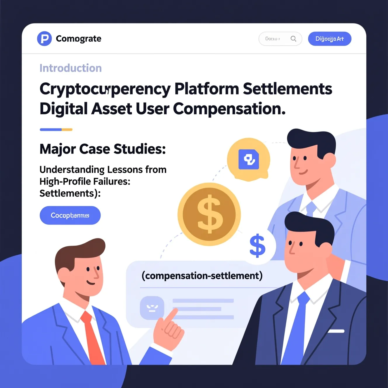 Cryptocurrency Platform Settlements: Digital Asset User Compensation
